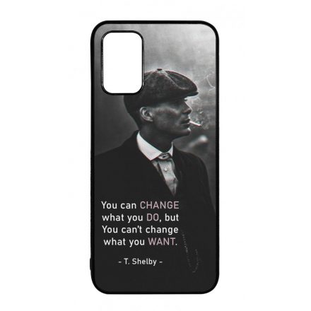 Tommy Shelby Change idezet peaky blinders Samsung Galaxy A02s tok