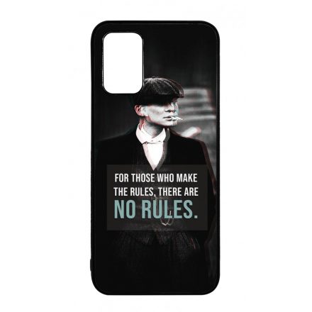 Tommy Shelby No rules idezet peaky blinders Samsung Galaxy A02s tok