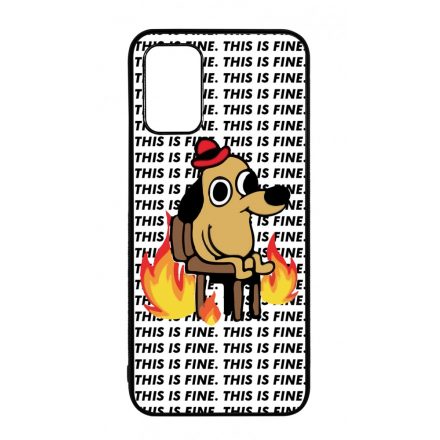 This is fine DOG kutyas meme Samsung Galaxy A02s tok