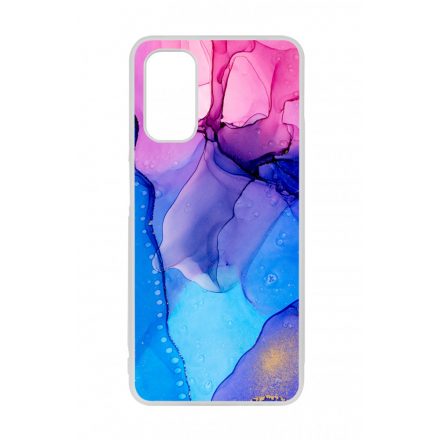 Blue Pink Gradient Ink kek rozsaszin marvanyos Samsung Galaxy A04s tok