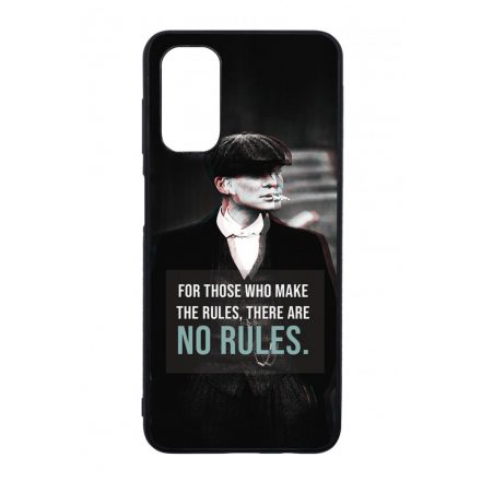 Tommy Shelby No rules idezet peaky blinders Samsung Galaxy A04s tok