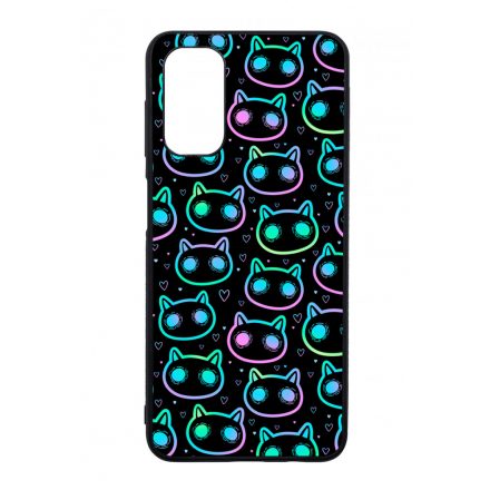 Halloween Macskak - Blue Samsung Galaxy A04s tok