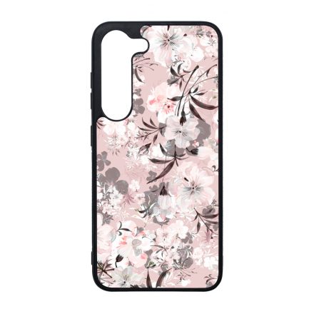 Puderpink tavaszi viragos Samsung Galaxy A05s tok