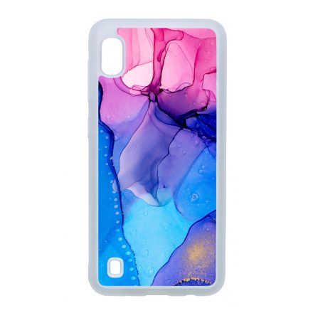 Blue Pink Gradient Ink kek rozsaszin marvanyos Samsung Galaxy A10 tok