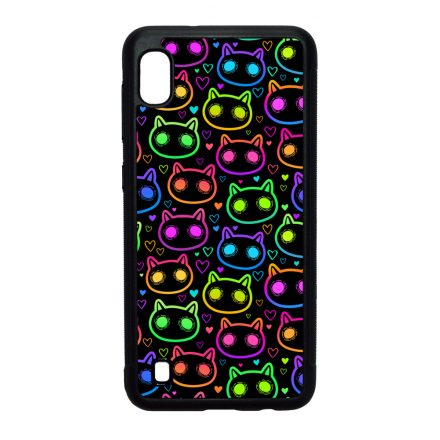 Halloween Macskak - Colored Samsung Galaxy A10 tok