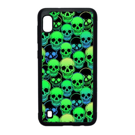 Green Skulls - Halloween Samsung Galaxy A10 tok