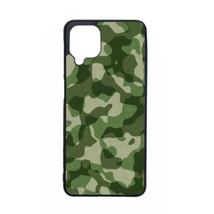 terepszin camouflage kamuflázs Samsung Galaxy A12 tok