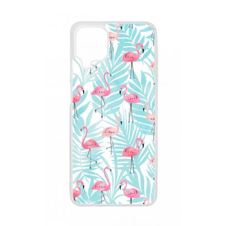 Flamingo Pálmafa nyár Samsung Galaxy A12 tok