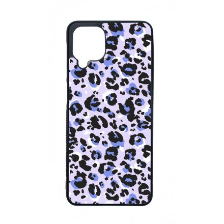 Purple Leopard Wild Beauty Animal Fashion Csajos Allat mintas Samsung Galaxy A12 tok