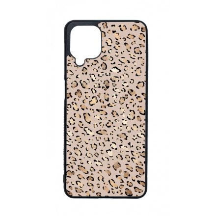 Rose Gold Leopard Wild Beauty Animal Fashion Csajos Allat mintas Samsung Galaxy A12 tok