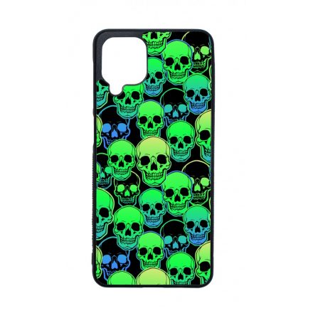 Green Skulls - Halloween Samsung Galaxy A12 tok