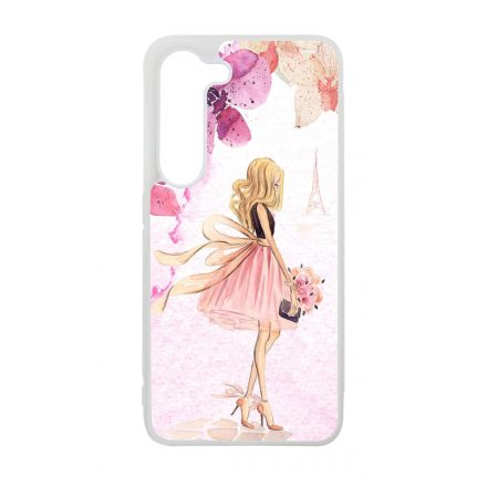 virágos fashion menyasszony párizs paris eiffel torony tavaszi Samsung Galaxy A14 4G/5G tok