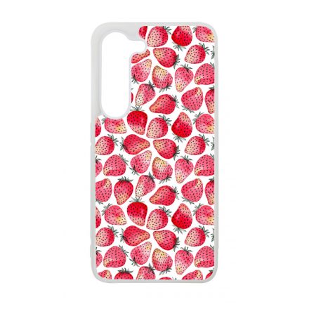 Strawberry BOOM - Eper mintás Samsung Galaxy A14 4G/5G tok