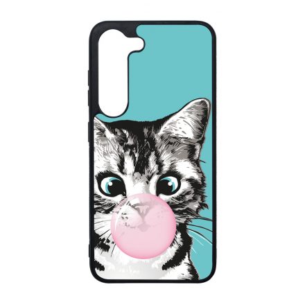 Bubble Cat - cica mintás Samsung Galaxy A14 4G/5G tok