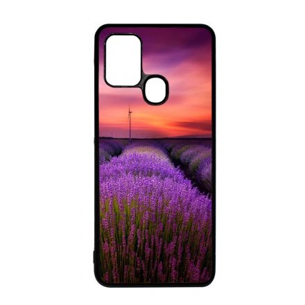 levendula levendulás levander lavender provence Samsung Galaxy A21s fekete tok