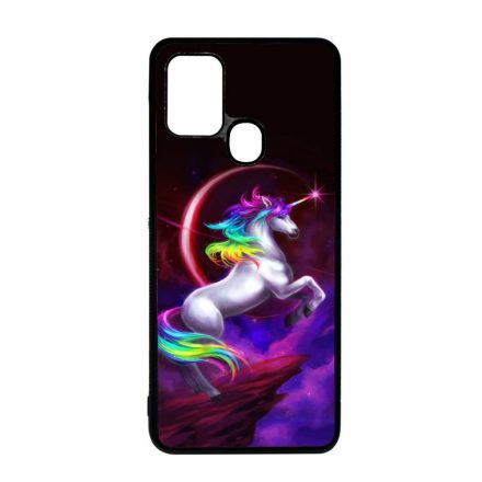 unicorn unikornis fantasy csajos Samsung Galaxy A21s fekete tok