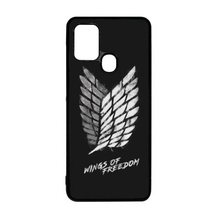 Wings of freedom Attack on titan aot Samsung Galaxy A21s fekete tok