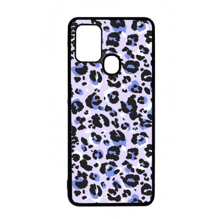 Purple Leopard Wild Beauty Animal Fashion Csajos Allat mintas Samsung Galaxy A21s tok