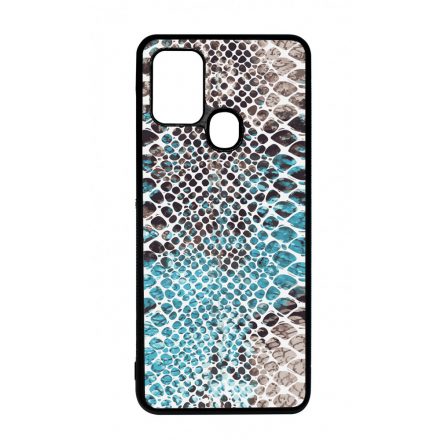 Blue Snake Kigyobor Wild Beauty Animal Fashion Csajos Allat mintas Samsung Galaxy A21s tok