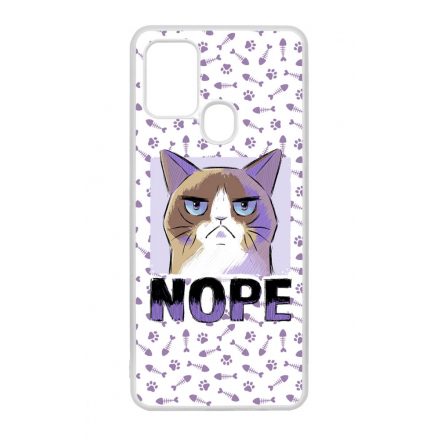 NOPE Cat Antisocial Antiszocialis Meno Trendi Samsung Galaxy A21s tok