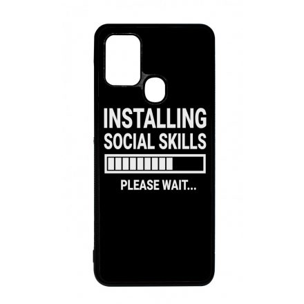 Installing social skills Antisocial Antiszocialis Meno Trendi Samsung Galaxy A21s tok