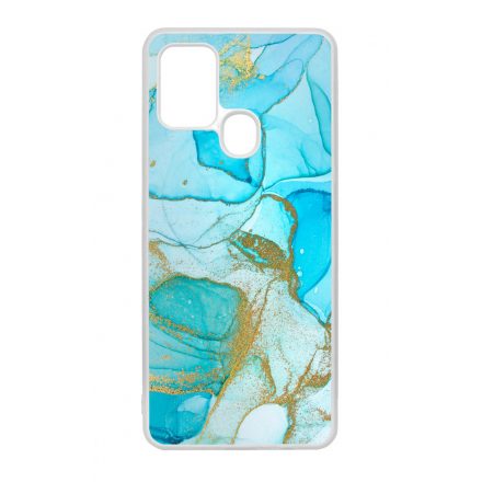 Ocean Blue Gold marvanyos marvany mintas Samsung Galaxy A21s tok