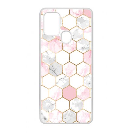 Geometric Rose Gold marvanyos marvany mintas Samsung Galaxy A21s tok