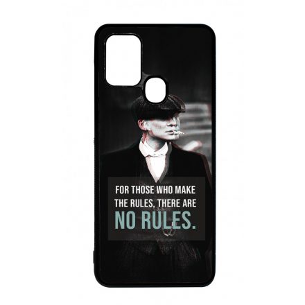 Tommy Shelby No rules idezet peaky blinders Samsung Galaxy A21s tok