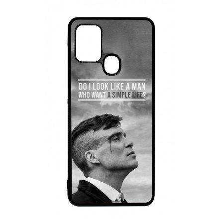 Tommy Shelby simple life idezet peaky blinders Samsung Galaxy A21s tok