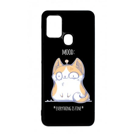 Cat Mood cicas macskas this is fine Samsung Galaxy A21s tok