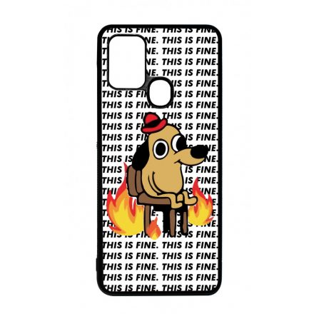 This is fine DOG kutyas meme Samsung Galaxy A21s tok