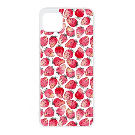 Strawberry BOOM - Eper mintás Samsung Galaxy A22 5G tok