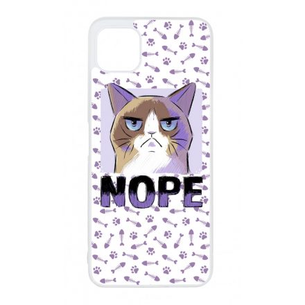 NOPE Cat Antisocial Antiszocialis Meno Trendi Samsung Galaxy A22 5G tok