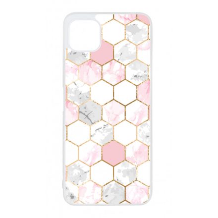 Geometric Rose Gold marvanyos marvany mintas Samsung Galaxy A22 5G tok