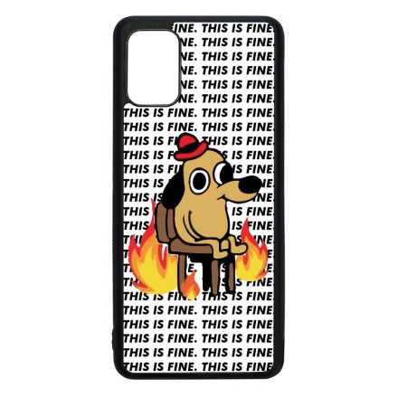 This is fine DOG kutyas meme Samsung Galaxy A31 tok