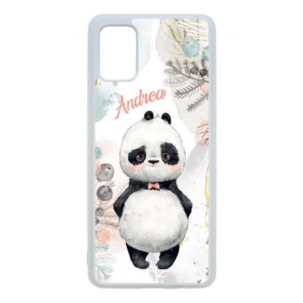 Édes kis Panda - Téli mintás Samsung Galaxy A31 tok