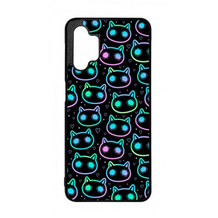 Halloween Macskak - Blue Samsung Galaxy A32 5G tok