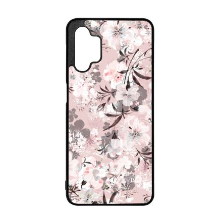 Puderpink tavaszi viragos Samsung Galaxy A32 5G tok