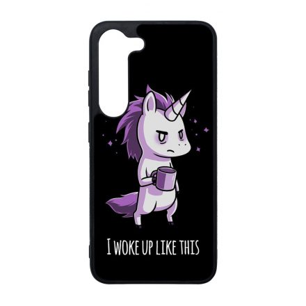 Unikornis - morcos reggel unicorn egyszarvú Samsung Galaxy A35 tok