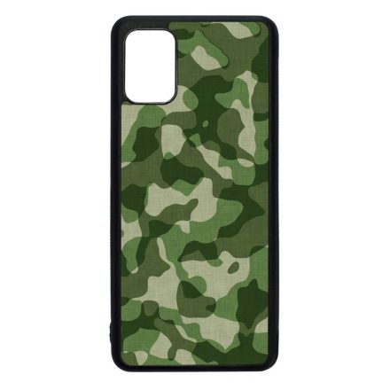 terepszin camouflage kamuflázs Samsung Galaxy A41 fekete tok