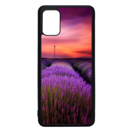 levendula levendulás levander lavender provence Samsung Galaxy A41 fekete tok