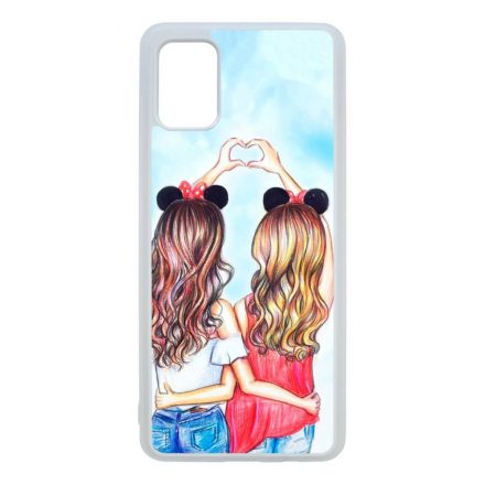 barátnők bff best friends forever legjobb barátnős besties Samsung Galaxy A41 átlátszó tok