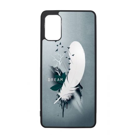 Dream - Álom - Feather, Tollas ajándék nőknek valentin napra Samsung Galaxy A41 fekete tok