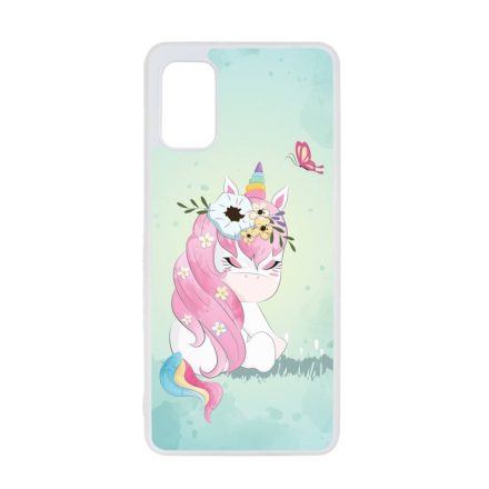 Édes unikornis és a Pillangó unicorn egyszarvú Samsung Galaxy A41 átlátszó tok