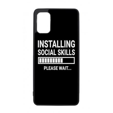 Installing social skills Antisocial Antiszocialis Meno Trendi Samsung Galaxy A41 tok