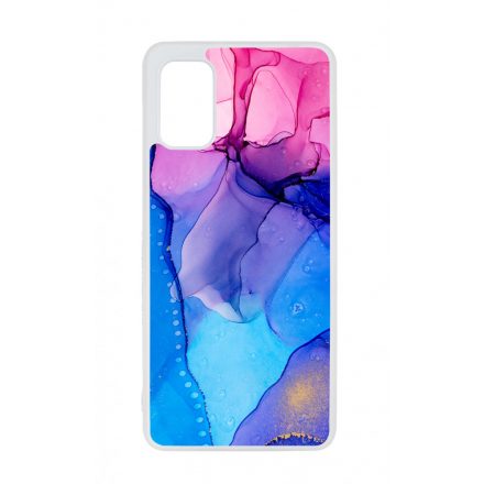 Blue Pink Gradient Ink kek rozsaszin marvanyos Samsung Galaxy A41 tok