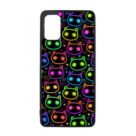 Halloween Macskak - Colored Samsung Galaxy A41 tok