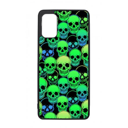 Green Skulls - Halloween Samsung Galaxy A41 tok