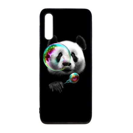 panda pandás Samsung Galaxy A50 fekete tok