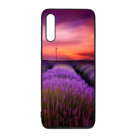 levendula levendulás levander lavender provence Samsung Galaxy A50 fekete tok